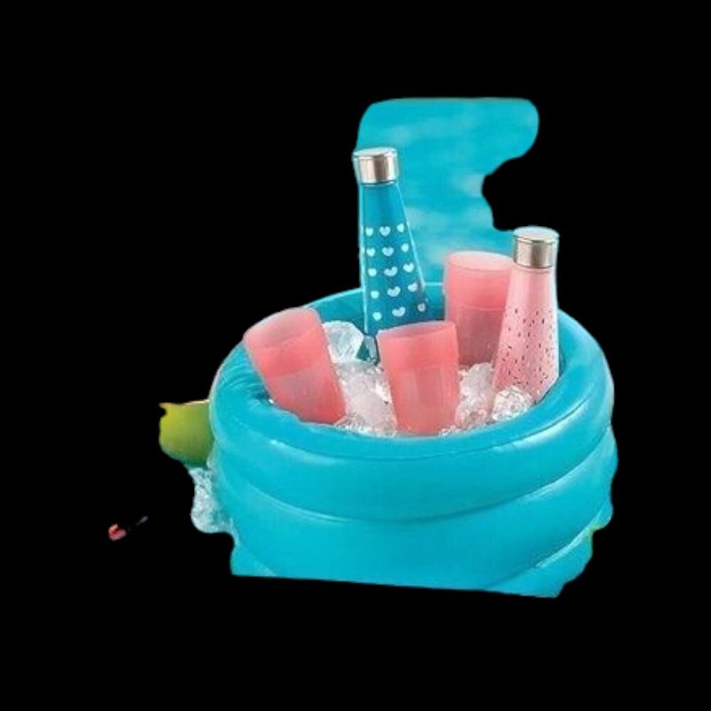 Inflatable Cooler Raft Float Buffet Bar Drinks Cooler Lot 2 New In Box - Picture 5 of 8